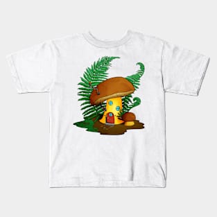 Mushroom House Kids T-Shirt